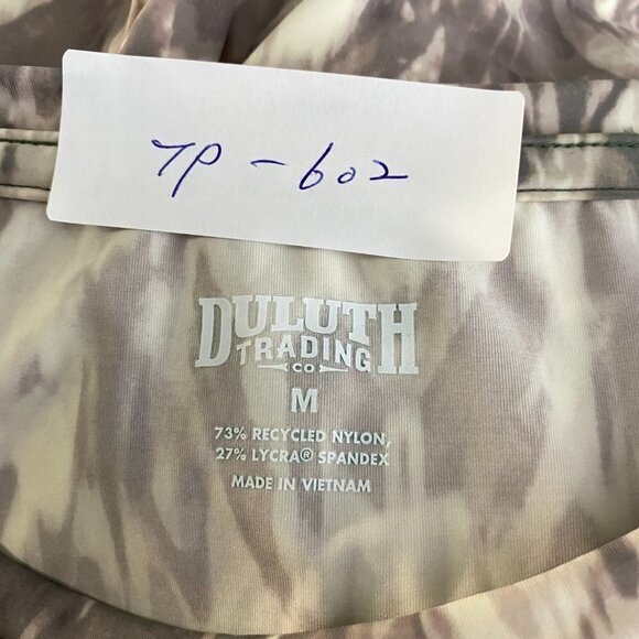 Duluth Suit Up Swim Long Sleeve T-Shirt Top Womens Medium Printed Beach - Picture 2 of 6